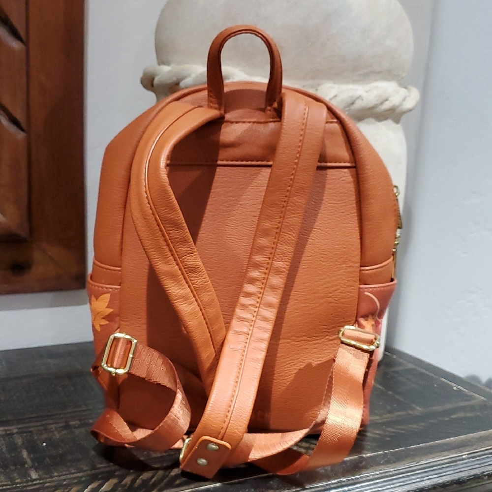 Boxlunch Burnt Orange Kids Character Chibi Mini Backpack with Frozen II Design - Picture 5 of 13